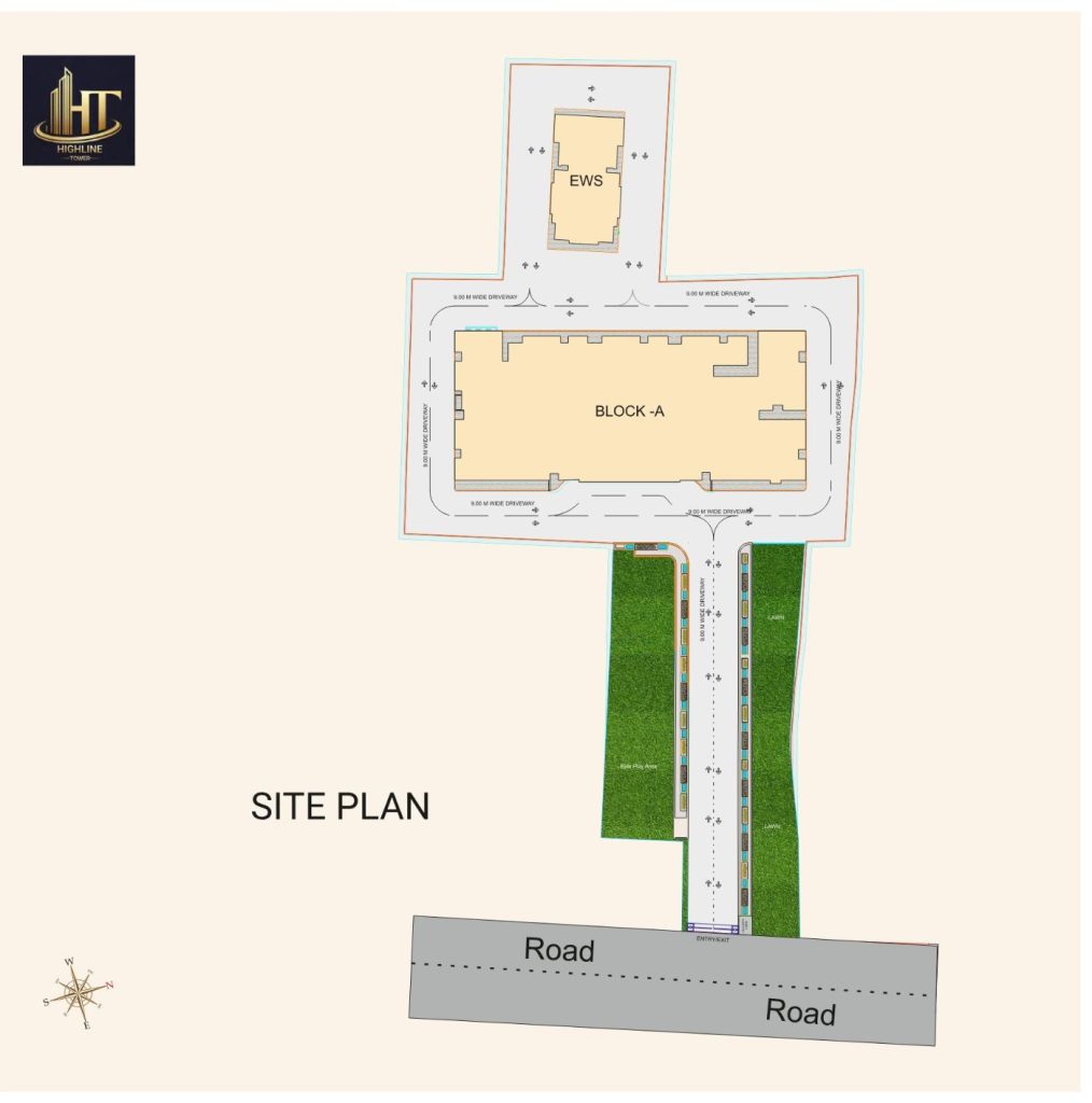 R.R. HighLine Tower — site plan