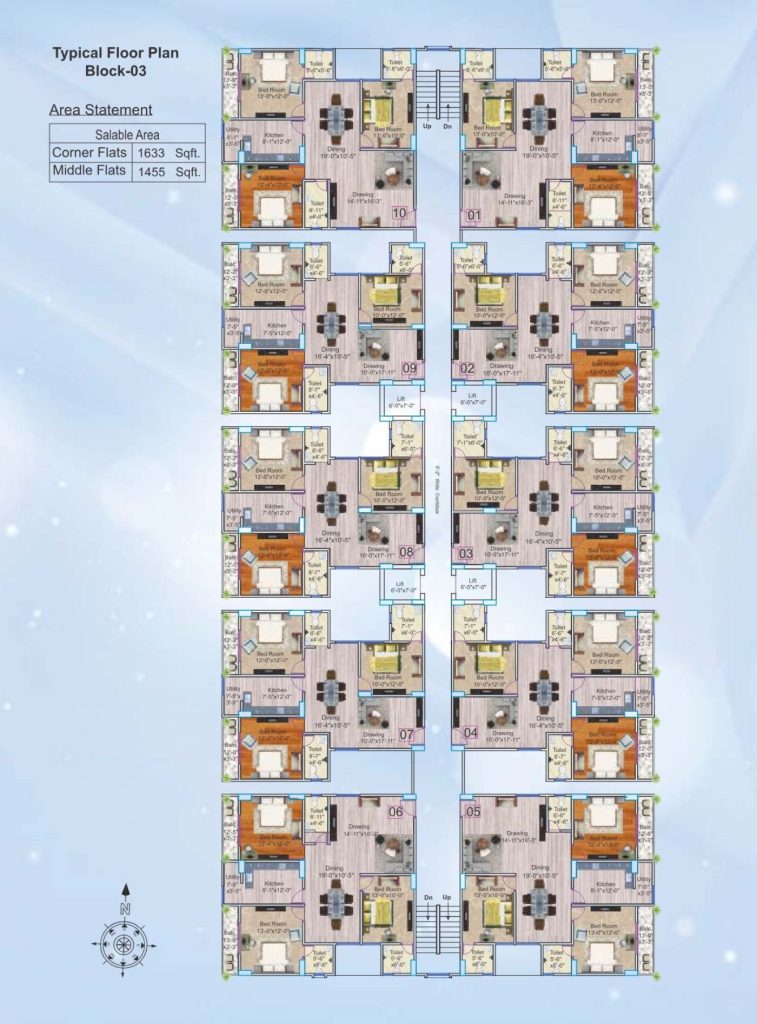 R.R. Sanchar Nagar, Danapur — plan block 03