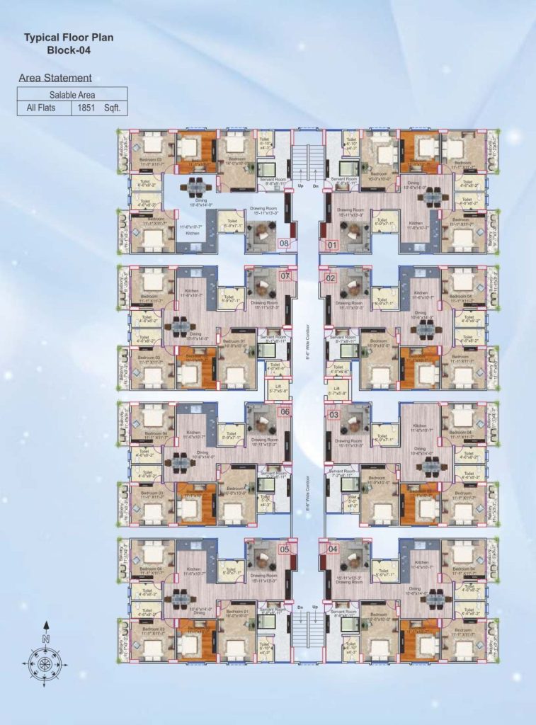 R.R. Sanchar Nagar, Danapur — plan block 04