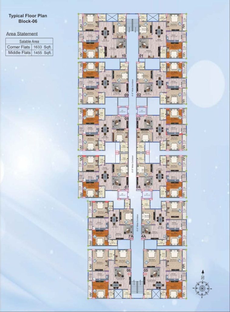 R.R. Sanchar Nagar, Danapur — plan block 06