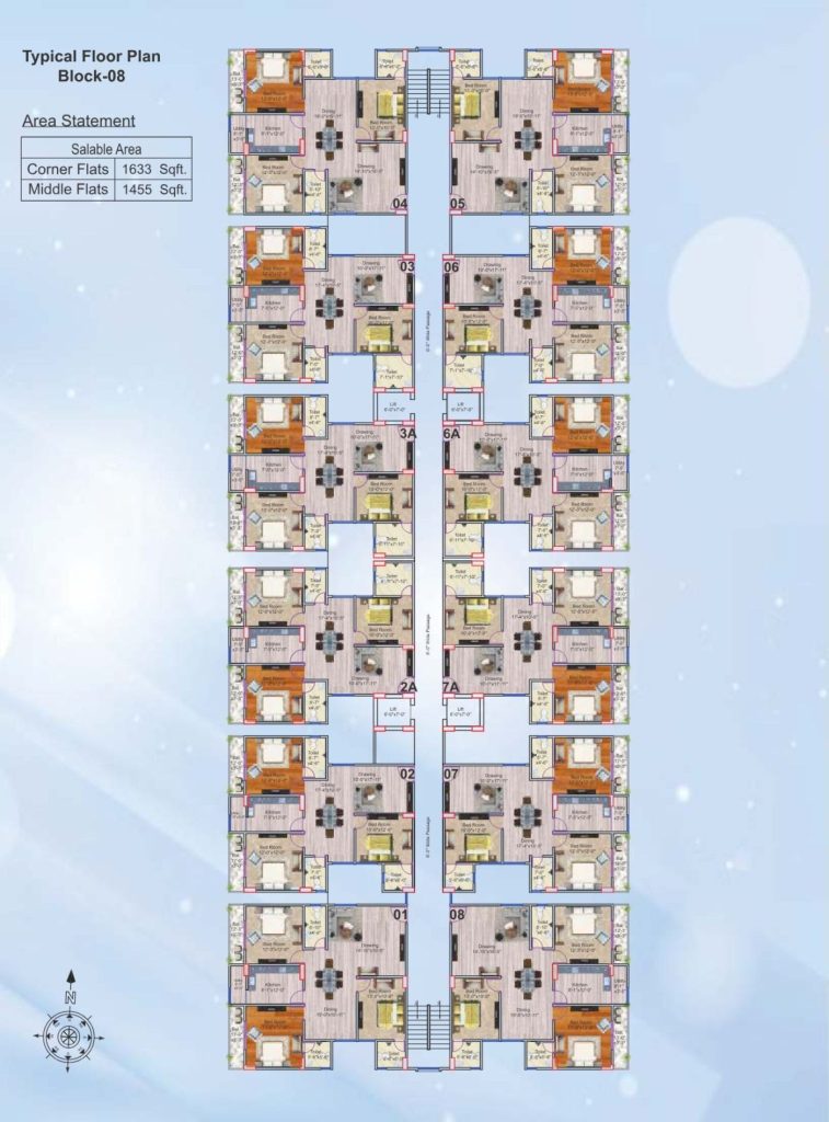 R.R. Sanchar Nagar, Danapur — plan block 08